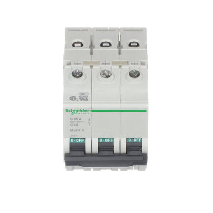 Schneider Electric MG24470 Circuit Breaker | 240V 25A 3P 10kA@240V Bolt-On Multi9