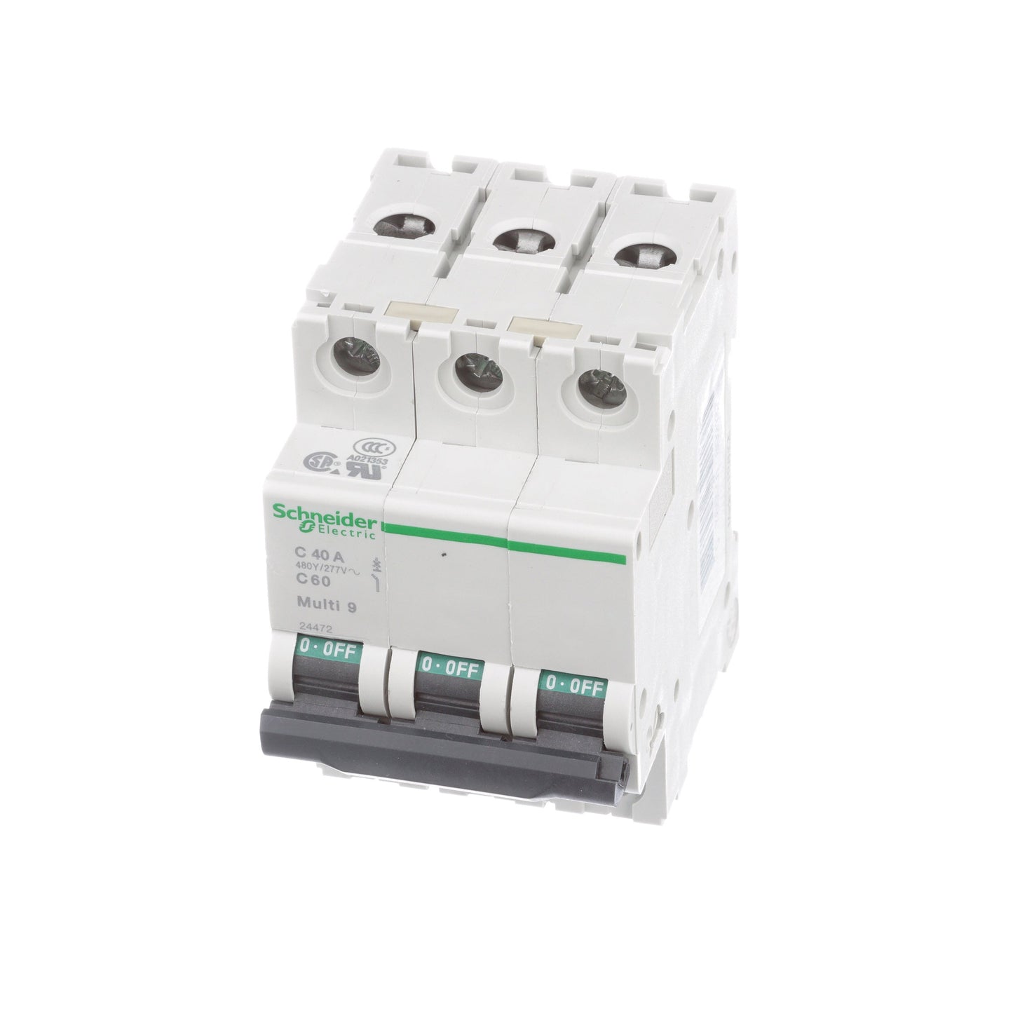 Schneider Electric MG24472 Circuit Breaker | 240V 40A 3P 10kA@240V Bolt-On Multi9