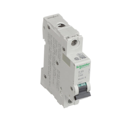 Square D MG24501 Circuit Breaker | 240V 2A 1P 10kA@240V Bolt-On Multi9