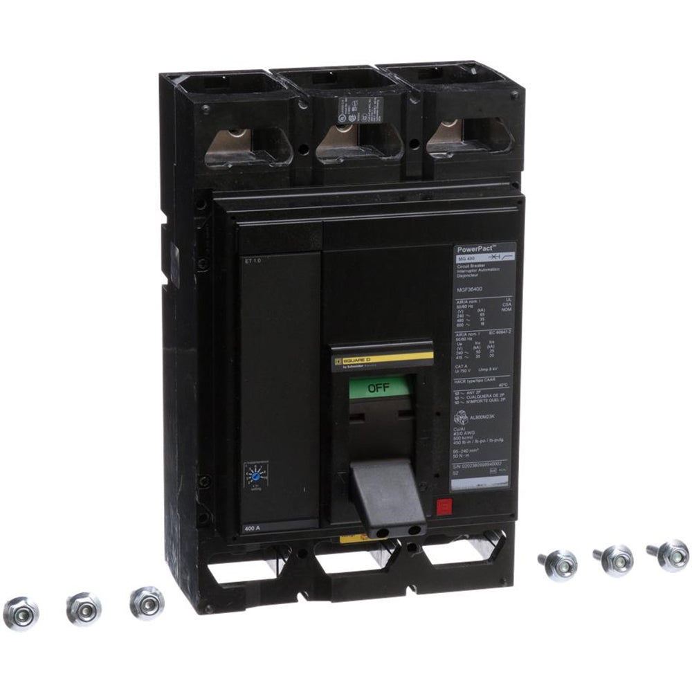 Square D MGF36800 Circuit Breaker | 600V 800A 3P 35kA@480V Bolt-On Powerpact MGF