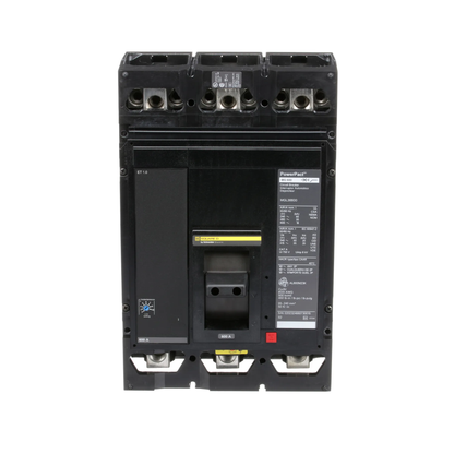 Square D MGL36600 Circuit Breaker | 600V 600A 3P 35kA@480V Lug In/Lug Out Powerpact