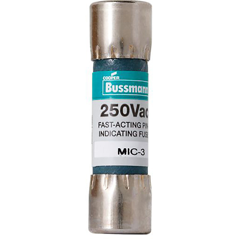 Cooper Bussmann, Bussmann, Eaton MIC-3 Fuse | MIC Series MIC 250V 3A