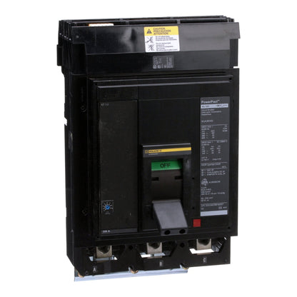 Square D MJA36300 Molded Case Circuit Breaker | 600V 300A 3P 65kA@480V I-Line Plug-In Powerpact MJA