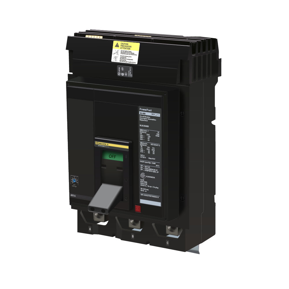Square D MJA36400 Circuit Breaker | Powerpact MJA 600V 400A