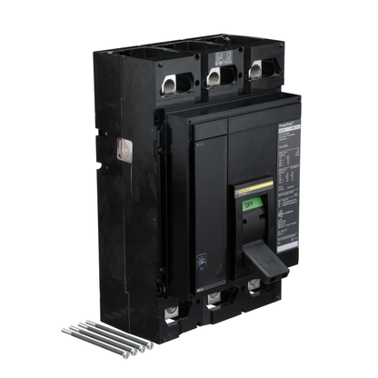 Square D MJL36600 Circuit Breaker | 600V 600A 3P 65kA@480V Lug In/Lug Out Powerpact