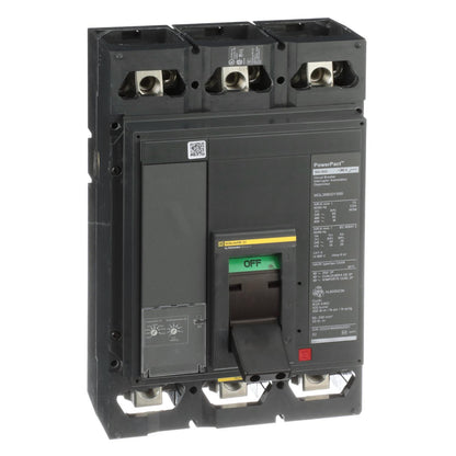 Schneider Electric MJL36800E10 Molded Case Circuit Breaker | 600V 800A 3P 65kA@480V Feed-Thru Powerpact
