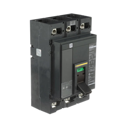Schneider Electric MJL36800E10 Molded Case Circuit Breaker | 600V 800A 3P 65kA@480V Feed-Thru Powerpact