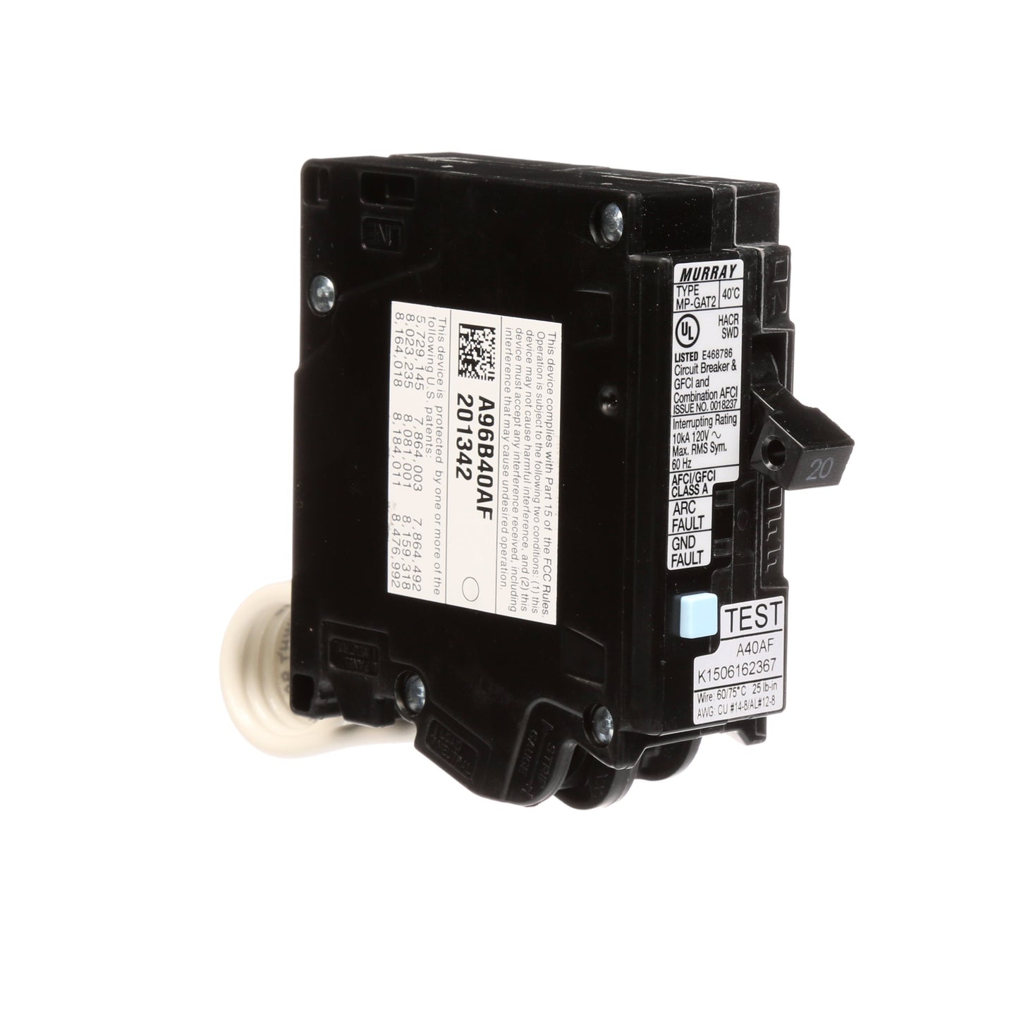 Murray MP120DF Circuit Breaker | MP Series MP-GAT 120V 20A