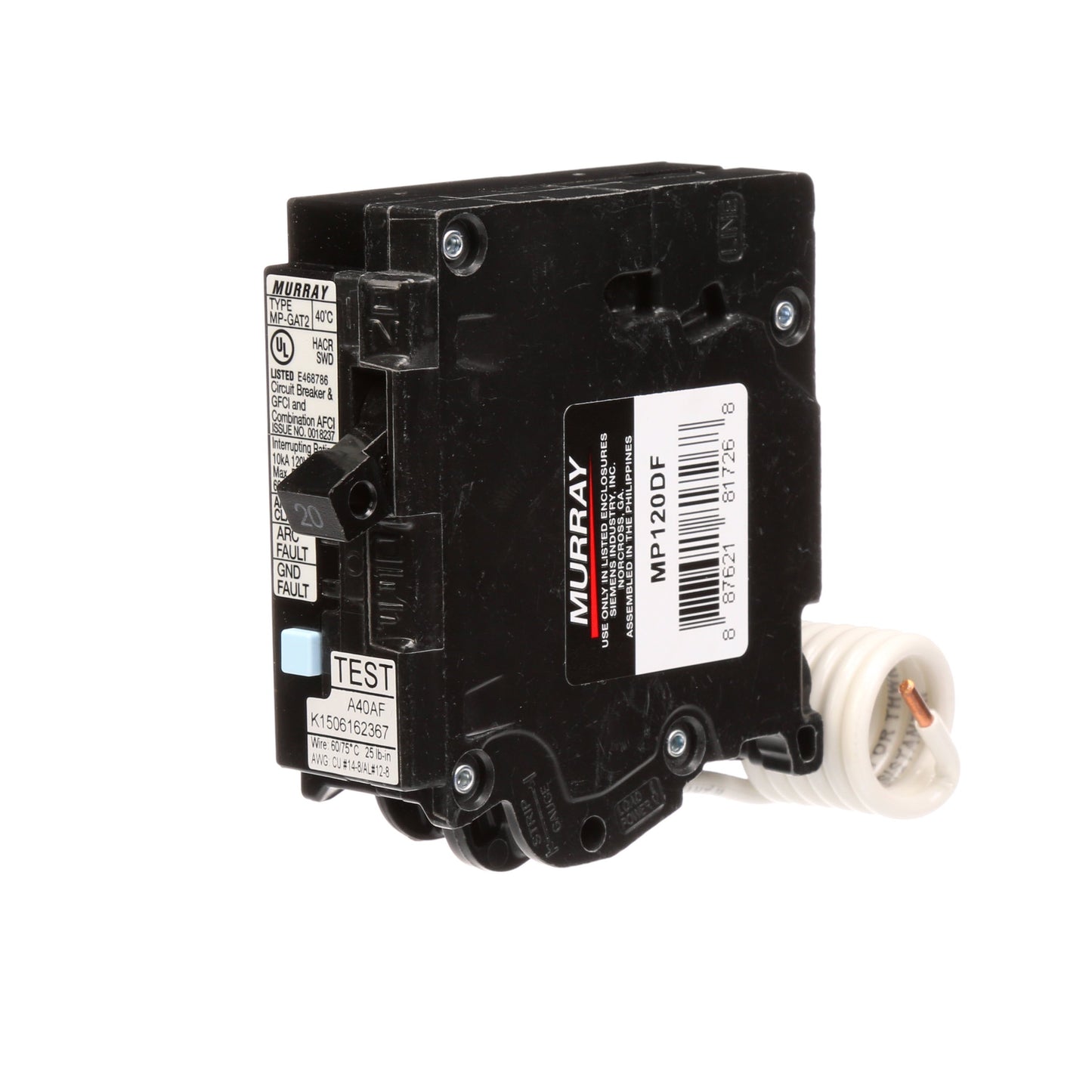 Murray MP120DF Circuit Breaker | MP Series MP-GAT 120V 20A