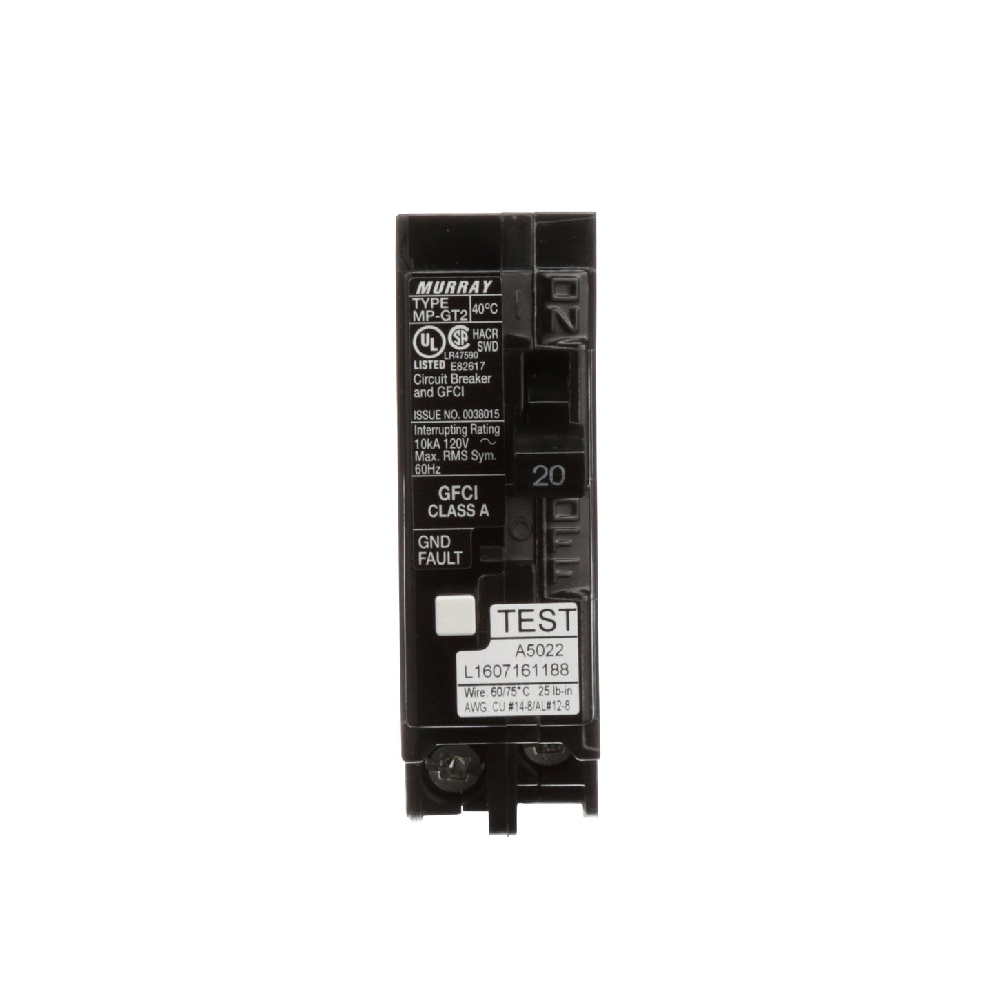 Murray MP120GFA | Type MP MP-GT2 120V 20A