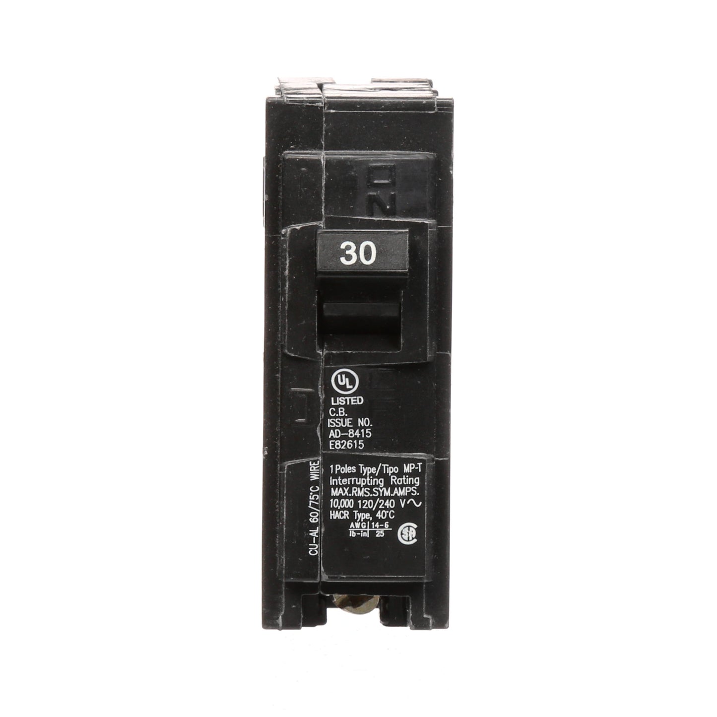 Murray MP130 Circuit Breaker | 120V 30A 1P 10kA@120V Plug-In MP Series