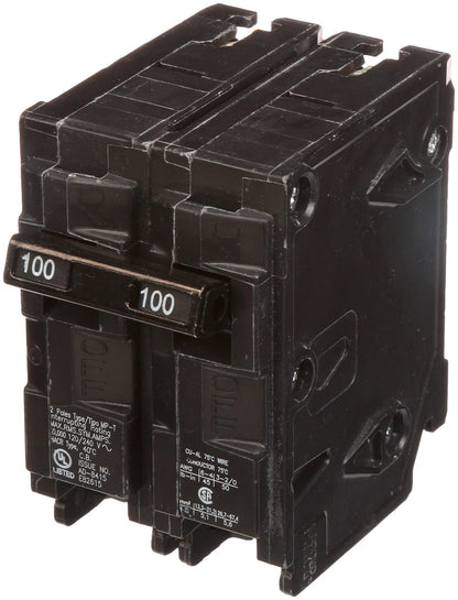 Siemens MP2100 Circuit Breaker | 240V 100A 2P 10kA@240V MP Series