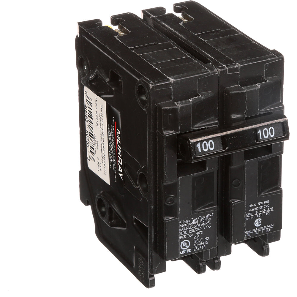 Siemens MP2100 Circuit Breaker | 240V 100A 2P 10kA@240V MP Series