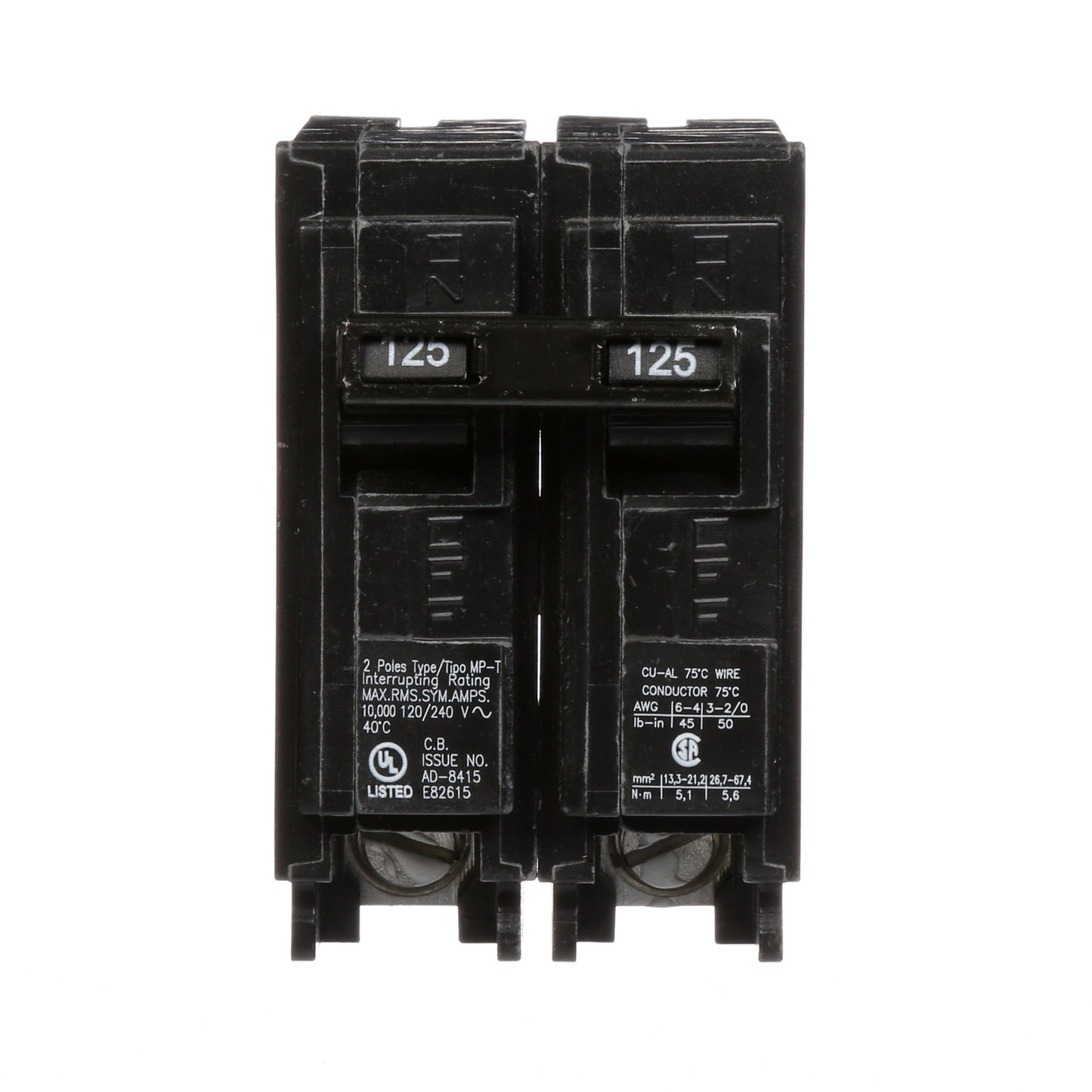 Murray MP2125 Circuit Breaker | MP Series MP-T 240V 125A