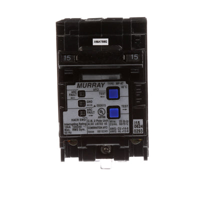 Murray MP215AFC Circuit Breaker | 240V 15A 2P 22kA@240V Plug-In MP Series