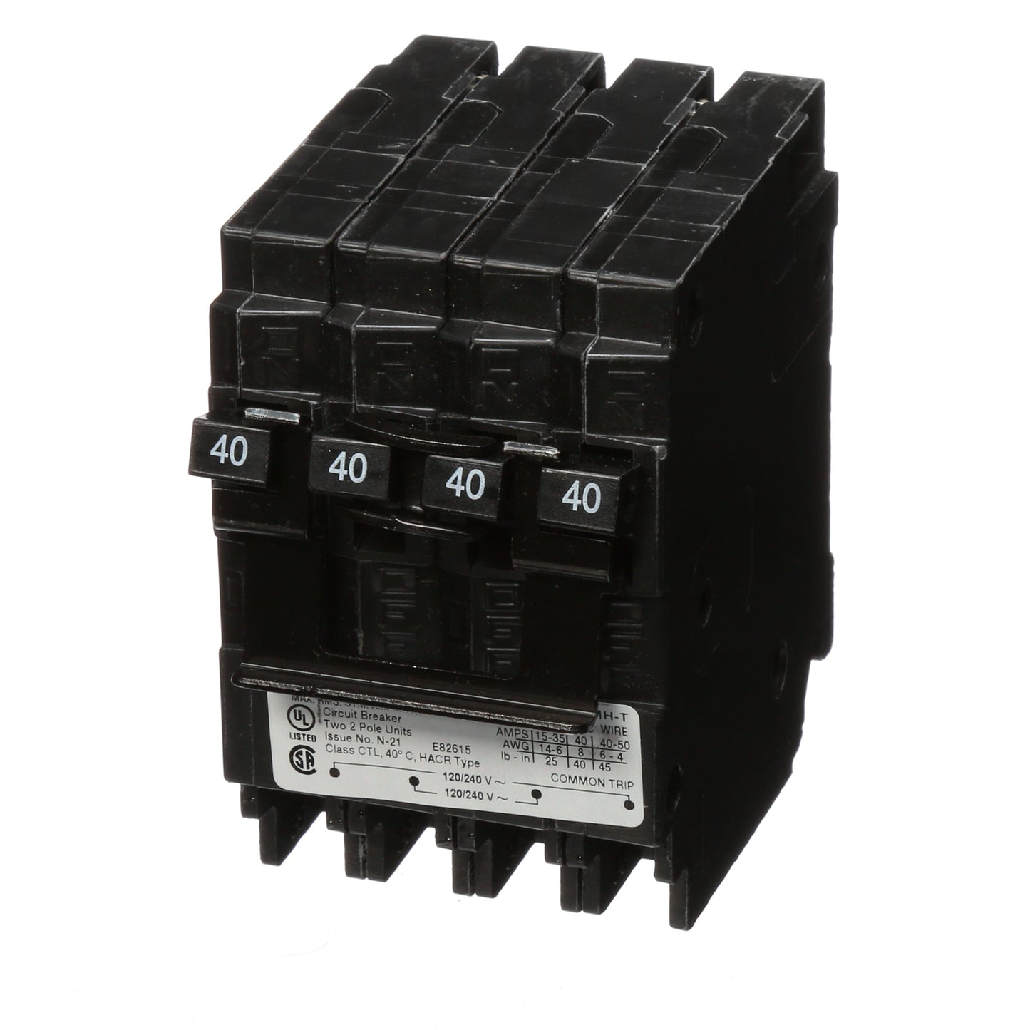 Murray MP240240CT2 Circuit Breaker | MP Series MP-T 240V 40A