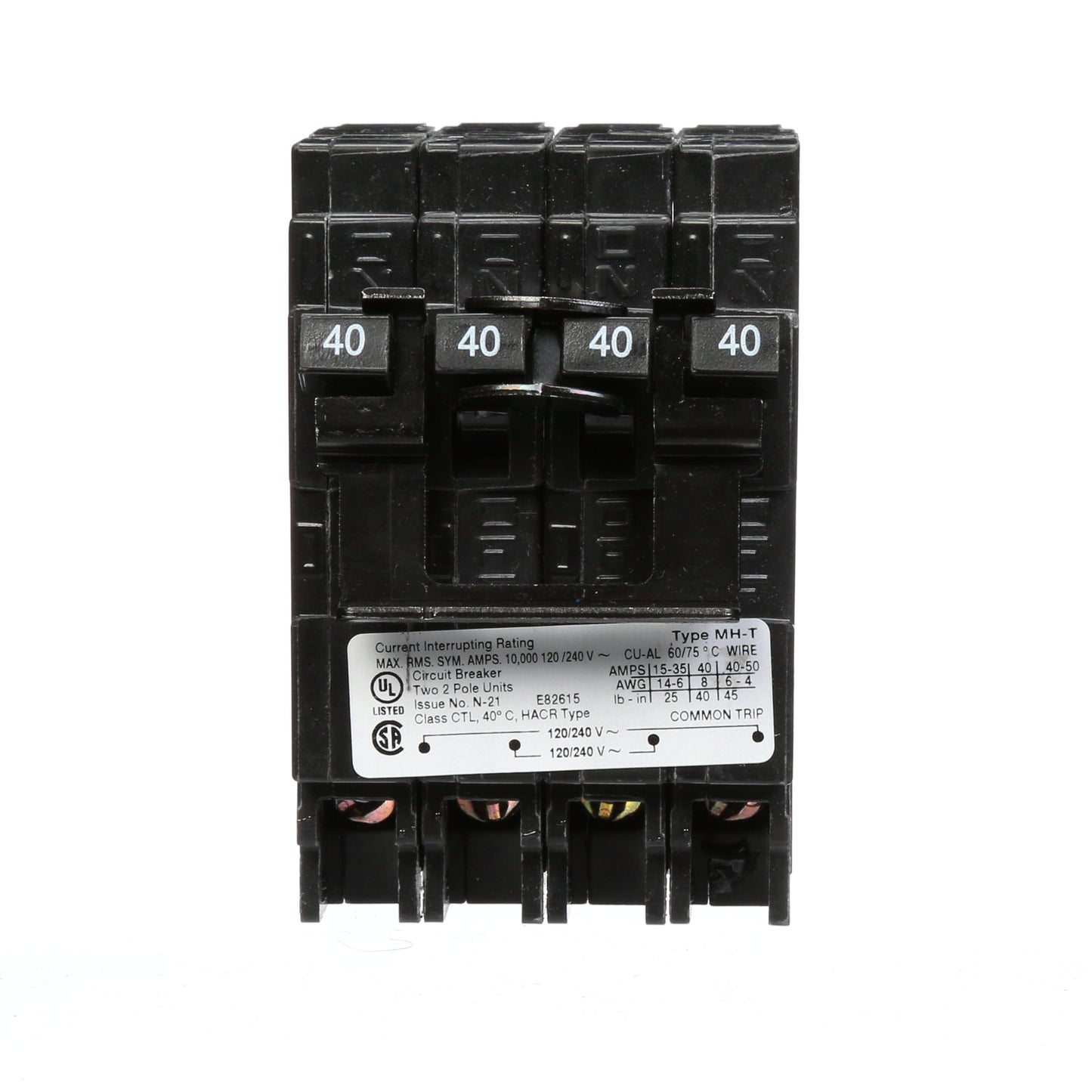 Murray MP240240CT2 Circuit Breaker | MP Series MP-T 240V 40A