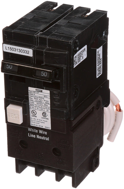 Siemens MP250GF Circuit Breaker | 240V 50A 2P 10kA@240V Plug-In MP Series