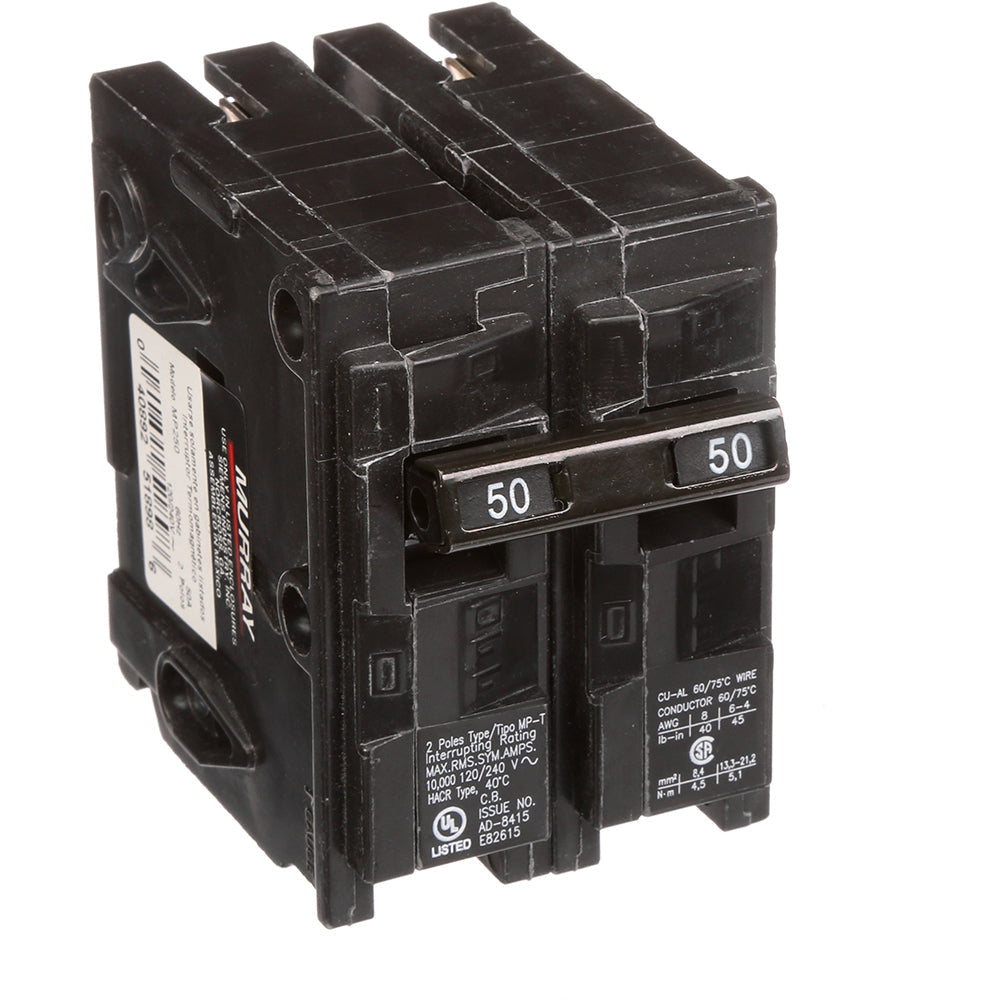 Murray MP250 Circuit Breaker | 240V 50A 2P 10kA@240V Plug-In MP Series