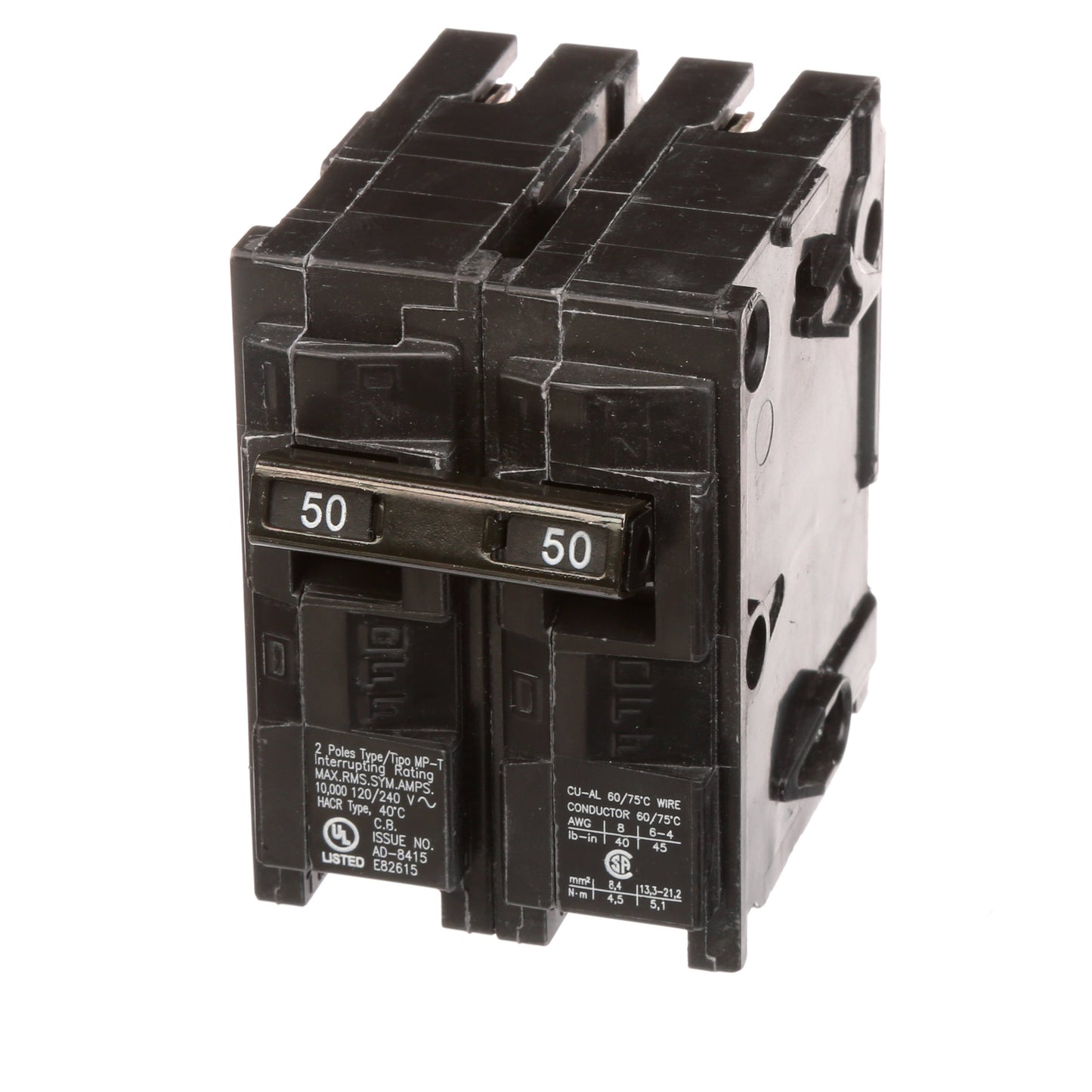 Murray MP250 Circuit Breaker | 240V 50A 2P 10kA@240V Plug-In MP Series