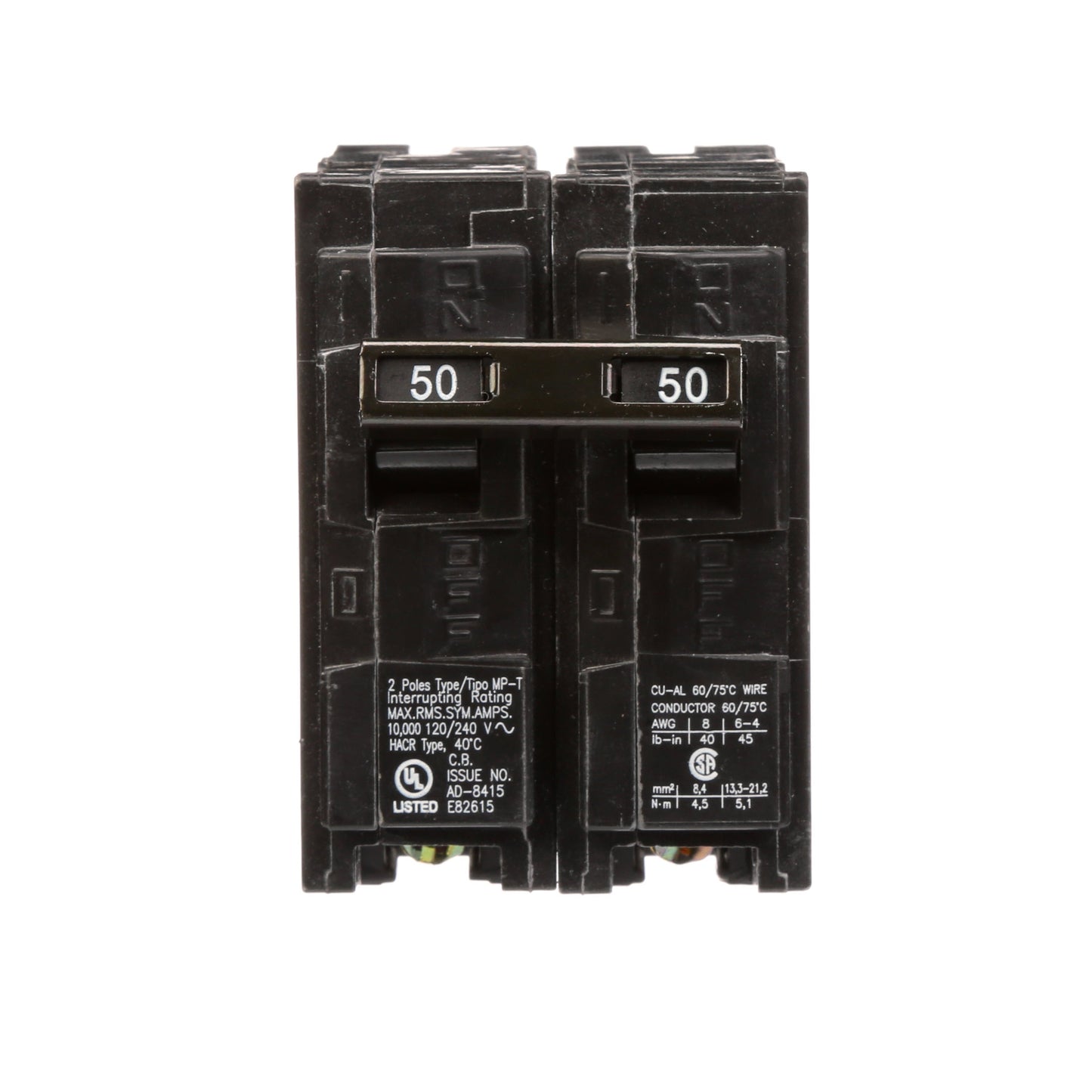 Murray MP250 Circuit Breaker | 240V 50A 2P 10kA@240V Plug-In MP Series