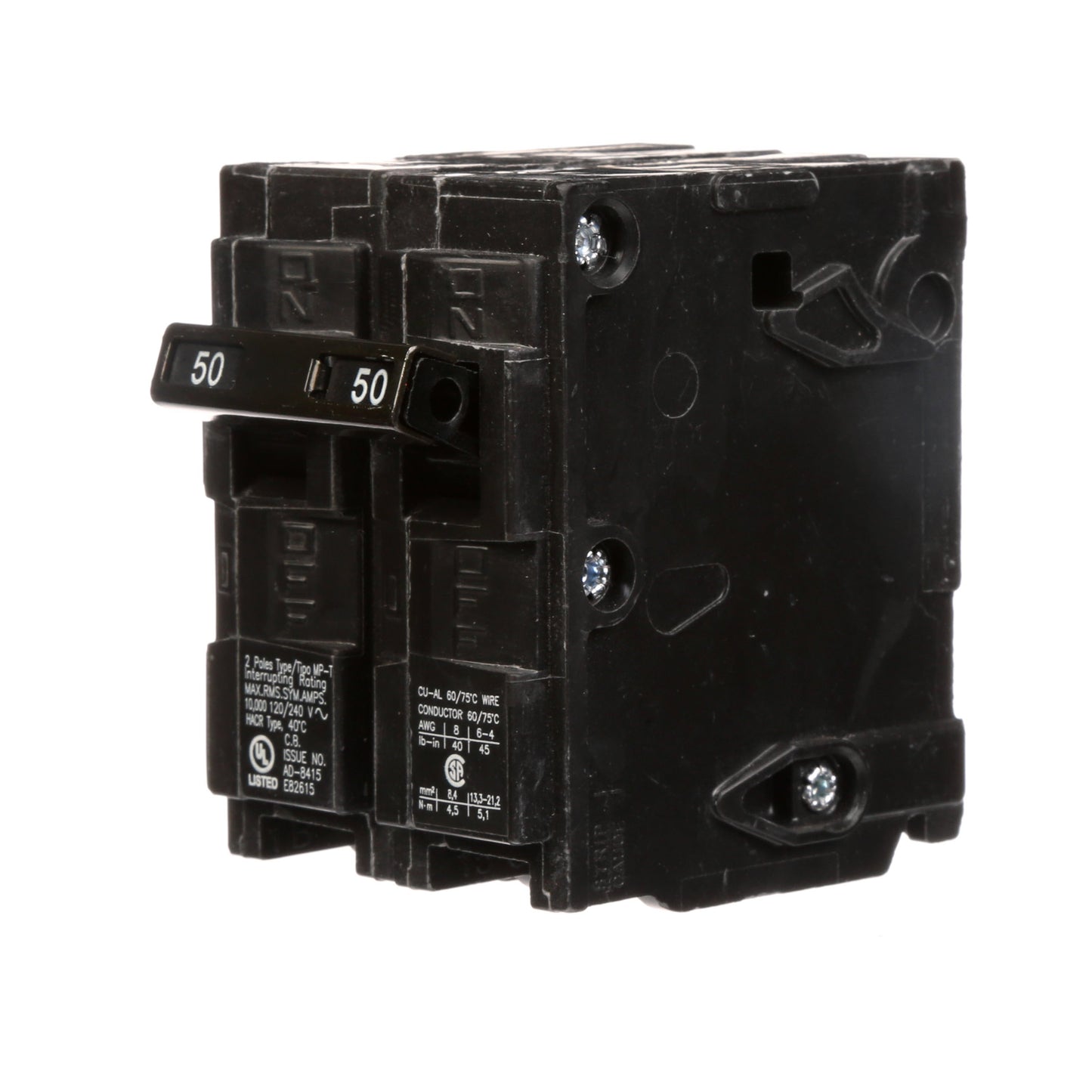Murray MP250 Circuit Breaker | 240V 50A 2P 10kA@240V Plug-In MP Series