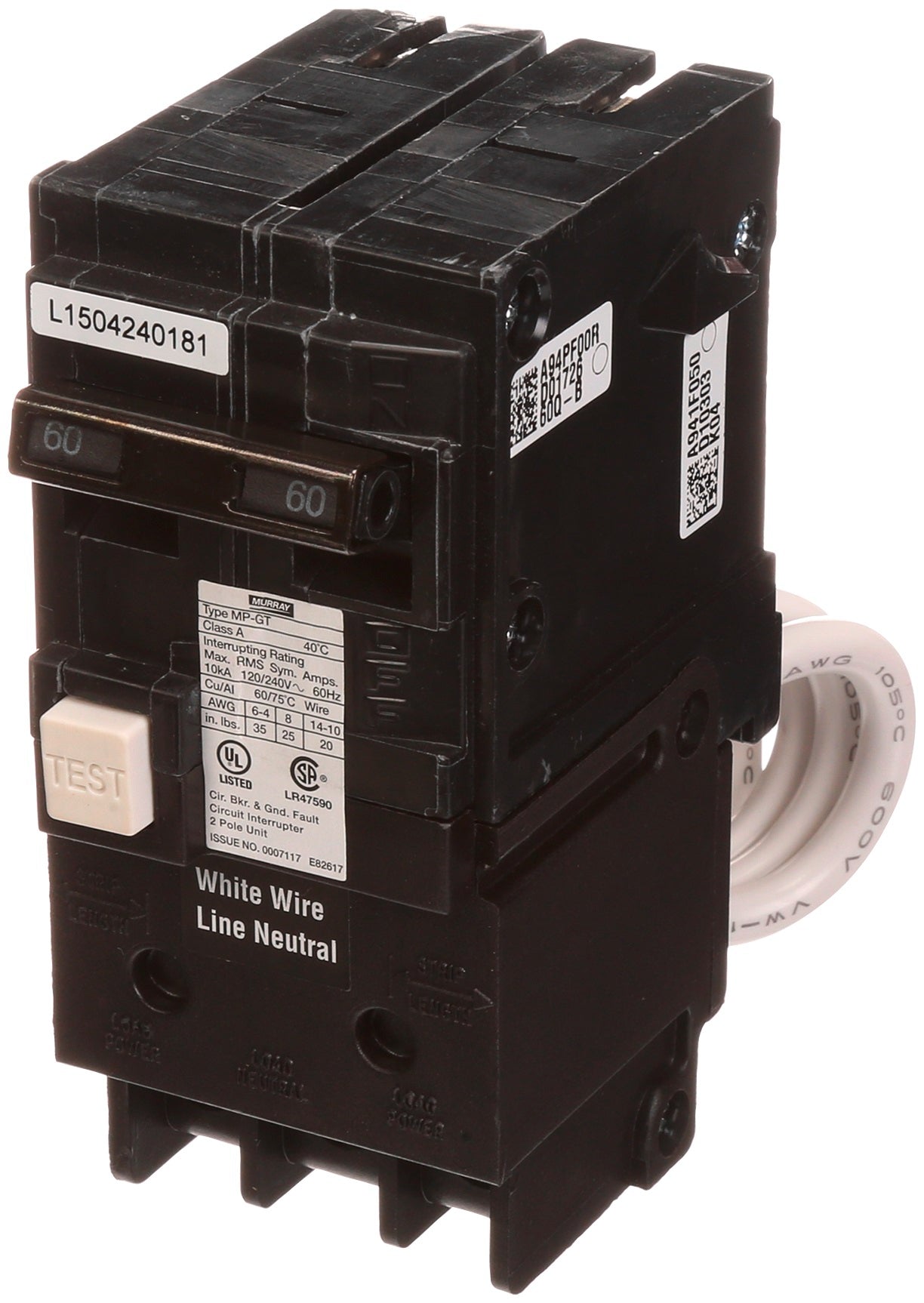 Murray MP260GF Circuit Breaker | MP Series MP-GT 240V 60A