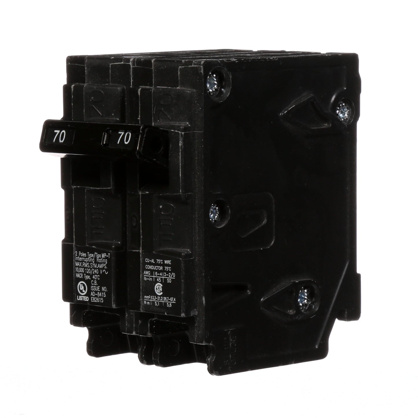 Murray MP270 Circuit Breaker | 240V 70A 2P 10kA@240V Plug-In MP Series