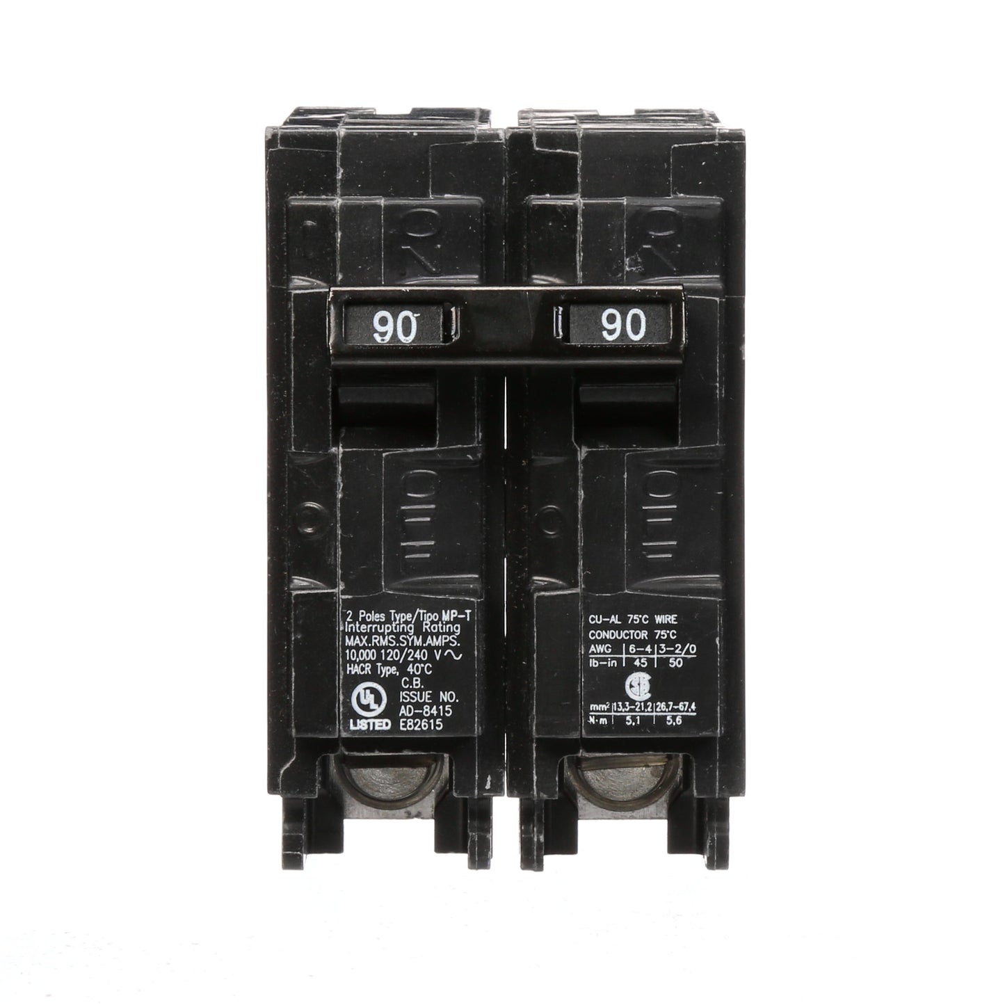 Murray MP290 Circuit Breaker | 240V 90A 2P 10kA@240V Plug-In MP Series