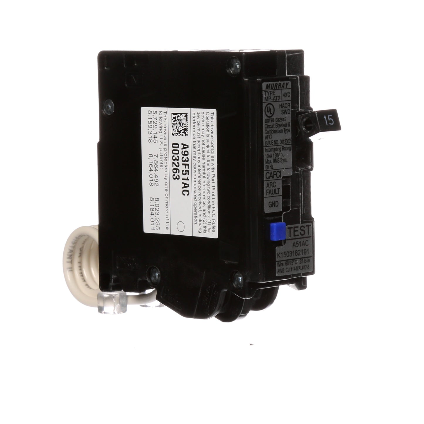 Murray MPA115AFC Circuit Breaker | MP Series MP-AT 120V 15A