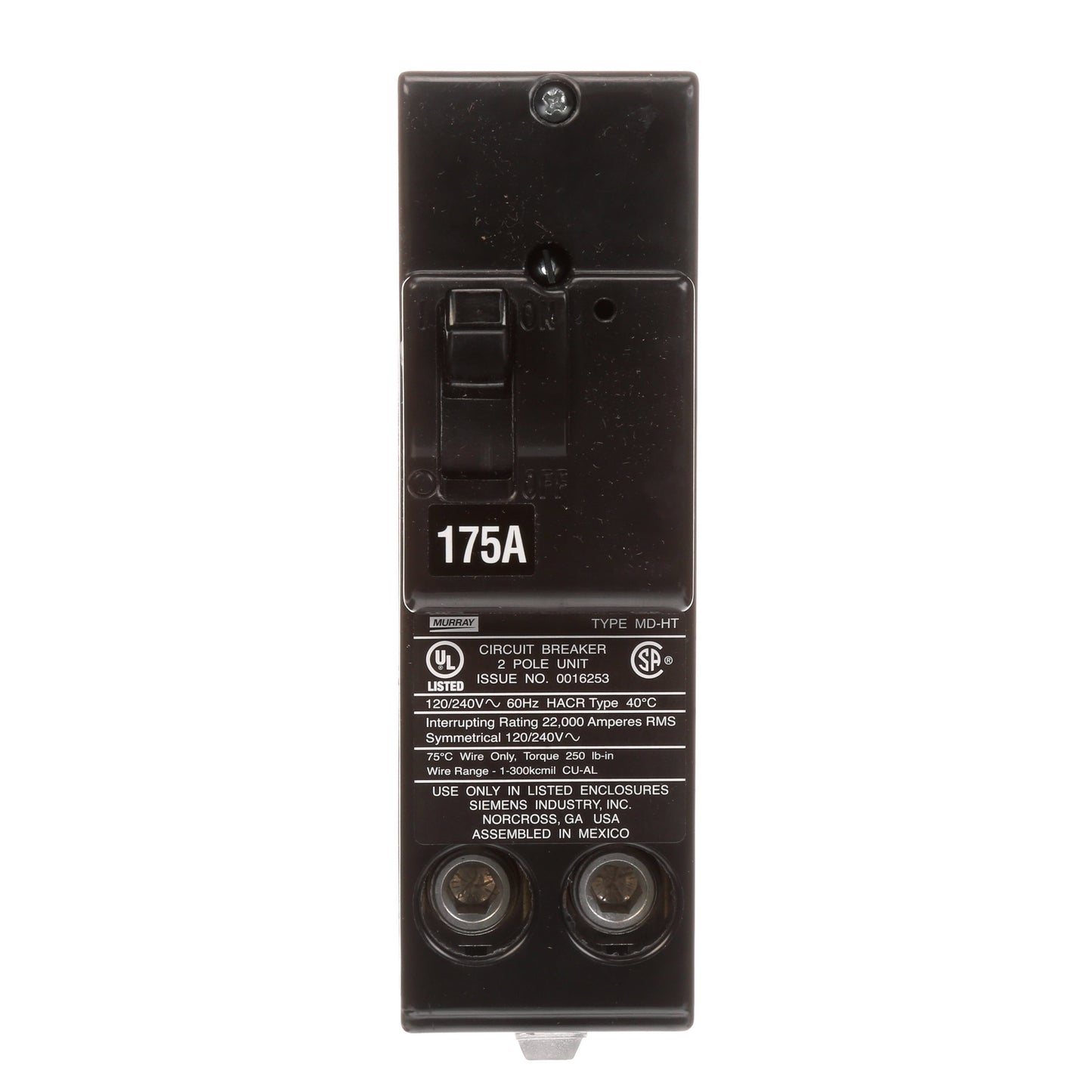 Siemens MPD2175KH Circuit Breaker | MD Series MD-HT 240V 175A