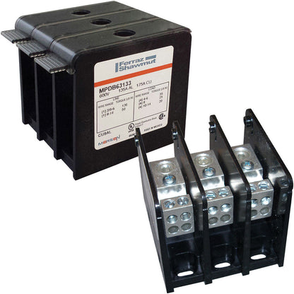 Mersen MPDB63133 Power Distribution Block | 1000V 175A 3-Pole
