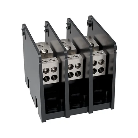 Mersen MPDB63163 Terminal Blocks | 1000V 65A 85A 3-Pole Tin-Plated Aluminum UL 1953