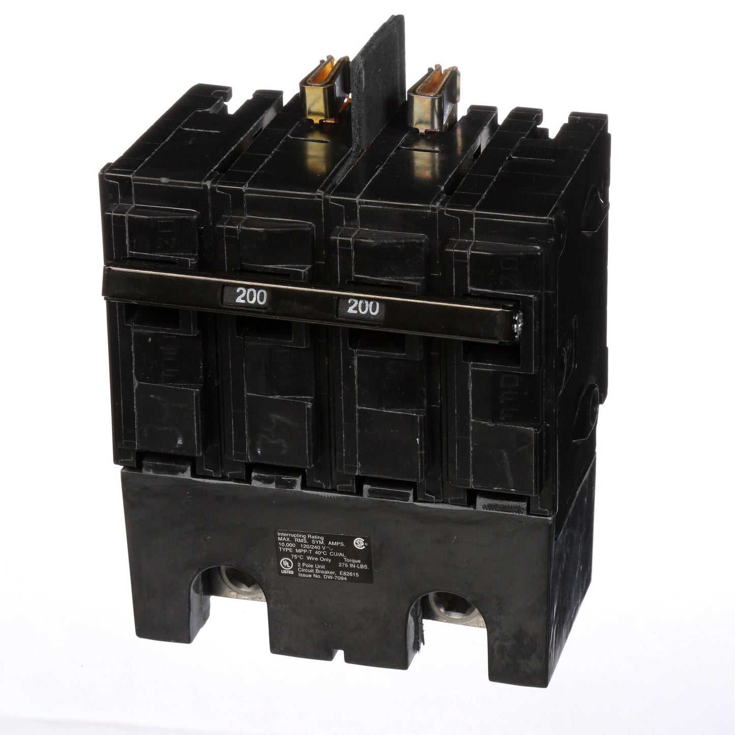 Siemens MPP2200 Circuit Breaker | 240V 200A 2P 10kA@240V Plug-In MPP Series