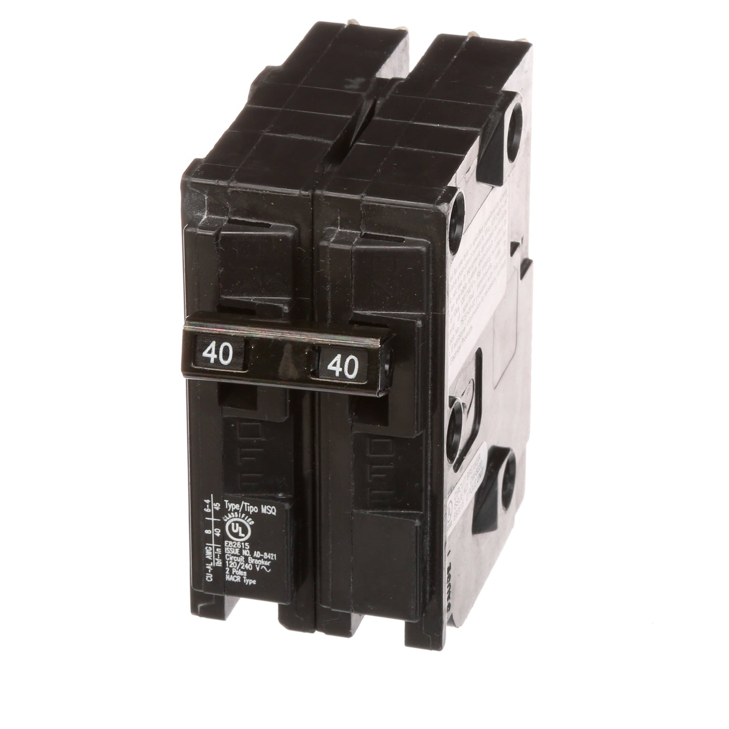 MQ240 Circuit Breaker | MSQ Series MSQ 240V 40A