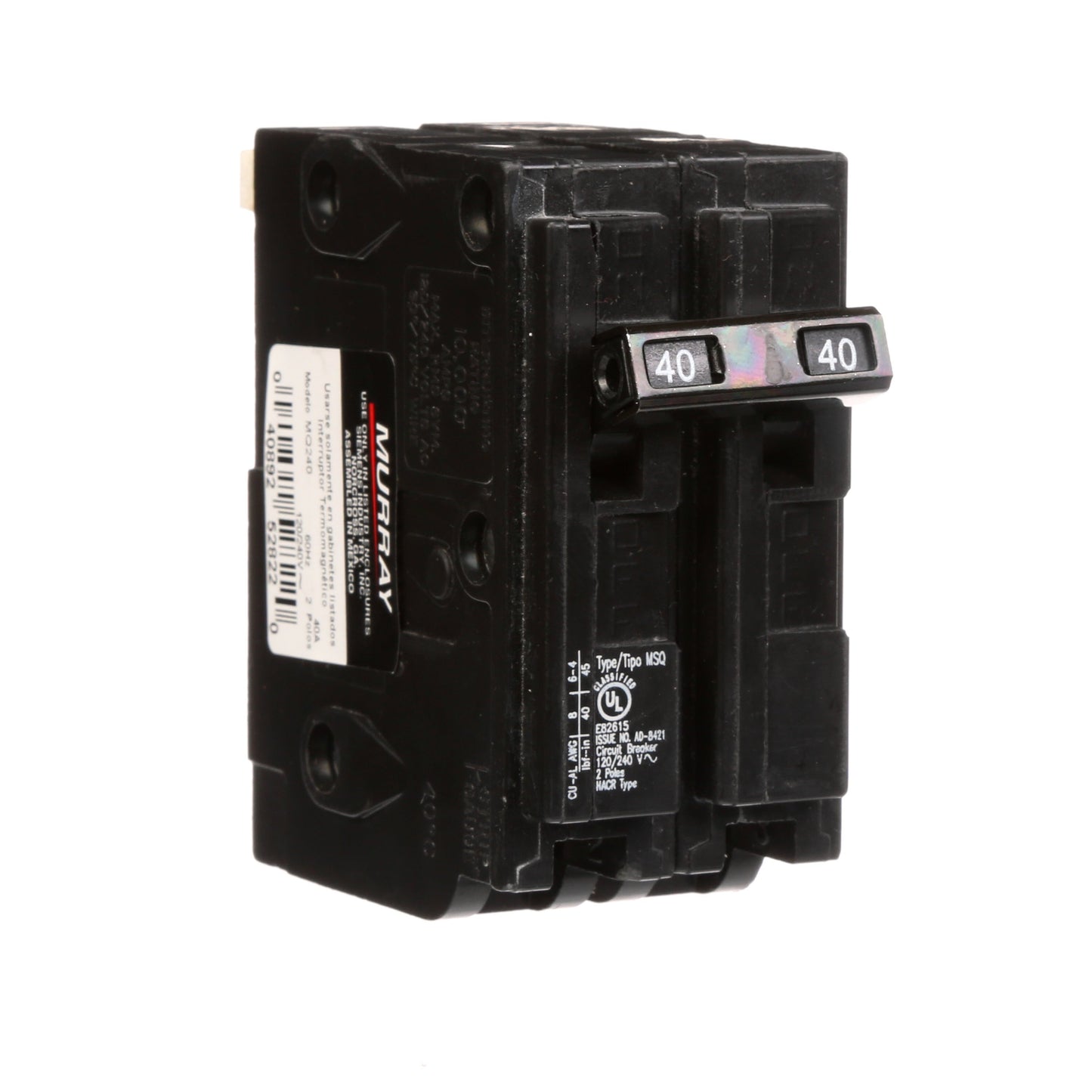 MQ240 Circuit Breaker | MSQ Series MSQ 240V 40A