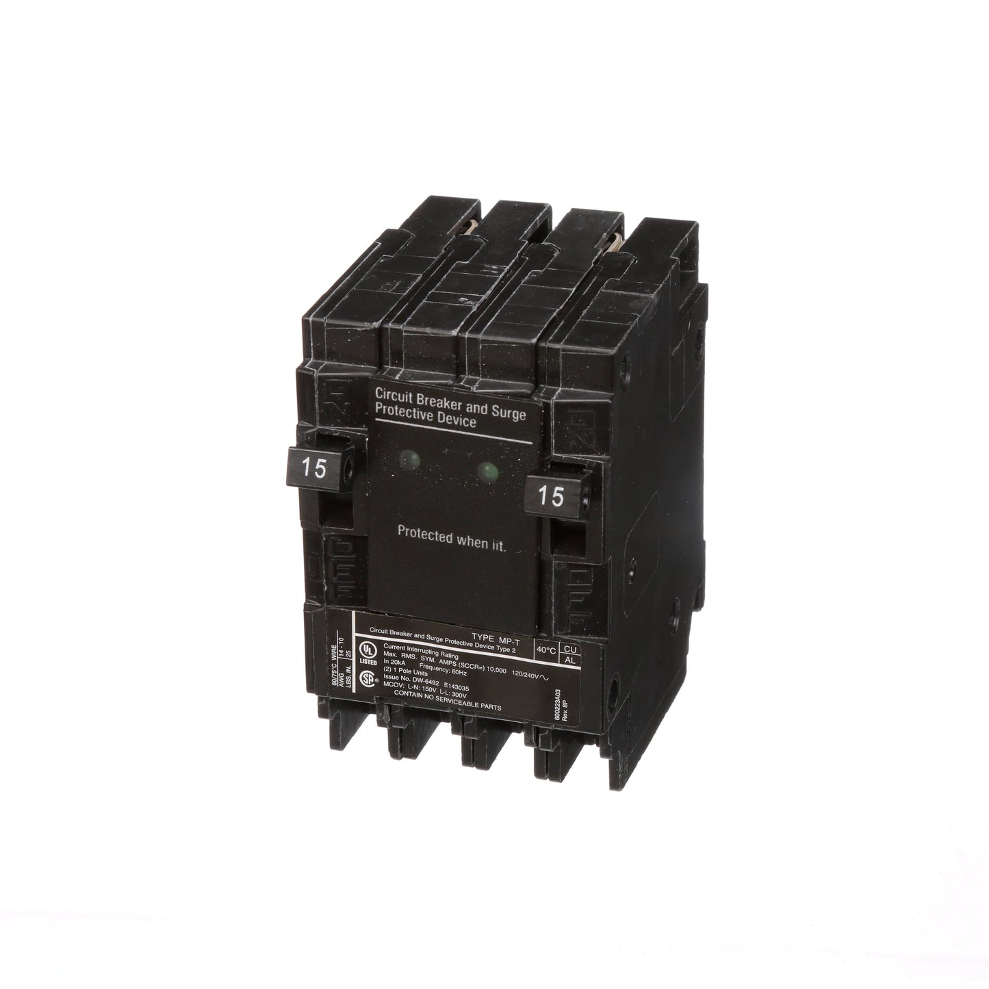 Murray MSA1515SPD Circuit Breaker | Surge Protection MSA Series