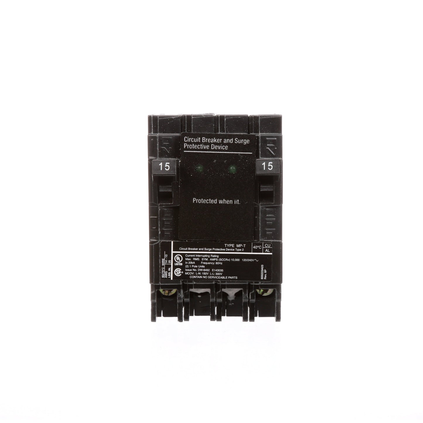 Murray MSA1515SPD Circuit Breaker | Surge Protection MSA Series