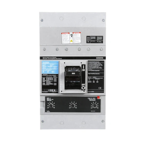 Siemens MXD63S800AL Circuit Breaker | 600V 800A 3P 50kA@480V Feed-Thru Sentron Series