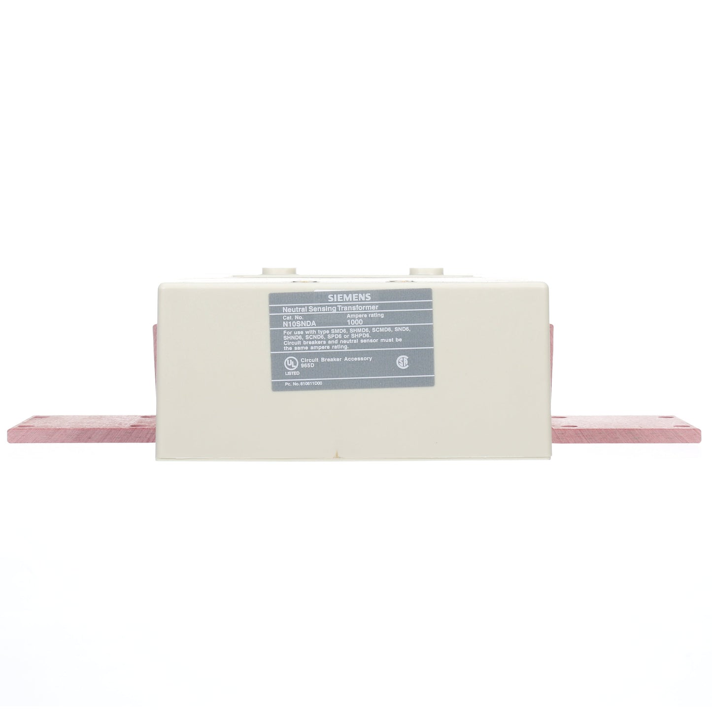 Siemens N10SNDA Circuit Breaker | Neutral Sensors Sentron Series