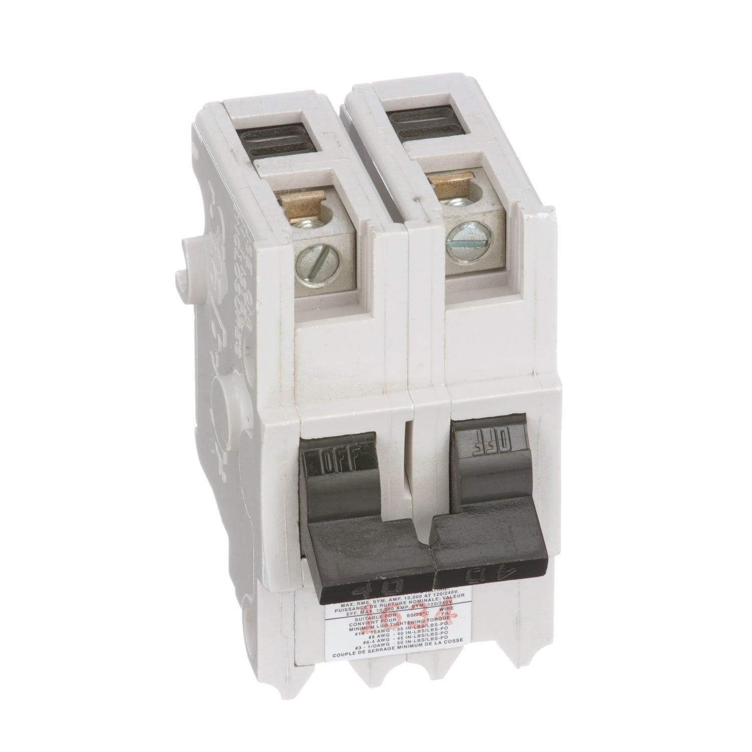 NA15AFI - Federal Pioneer Plug-In 120V 15A 1 pole circuit breaker 10kA@120V - Essential Electric Supply