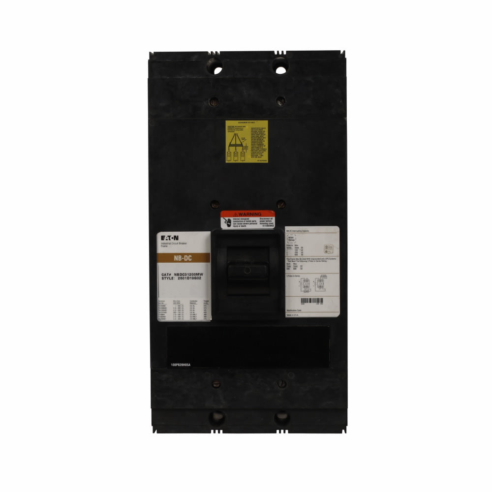 NBDC31000MW - Cutler Hammer Bolt-On 600V 1000A 3 pole circuit breaker 50kA@600V - Essential Electric Supply