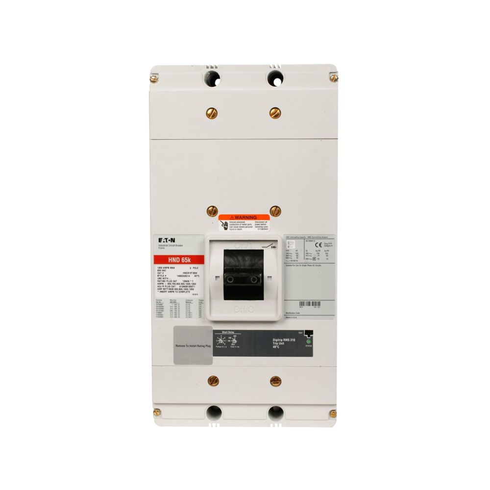 Cutler Hammer ND3800T33W Circuit Breaker | Series C ND 600V 800A