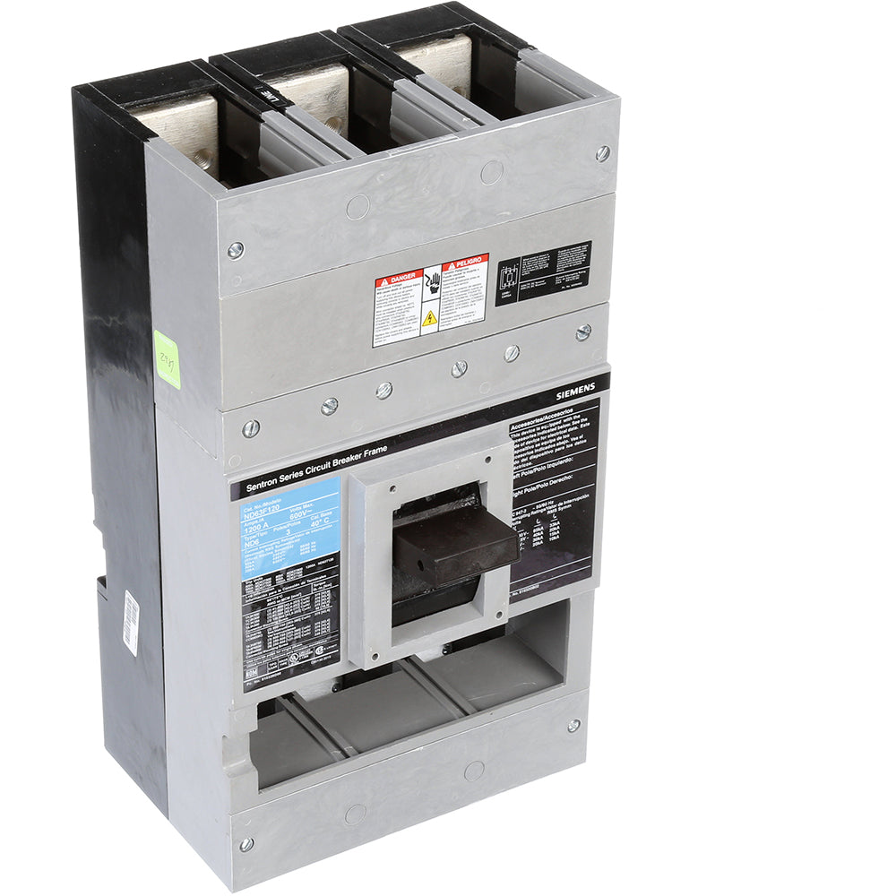 Siemens ND63F120 Circuit Breaker | 600V 1200A 3P 50kA@480V Feed-Thru Sentron Series