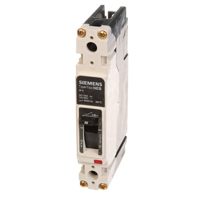 Siemens NEB1B020B Circuit Breaker | 277V 20A 1P 35kA@277V Bolt-On NEB Series