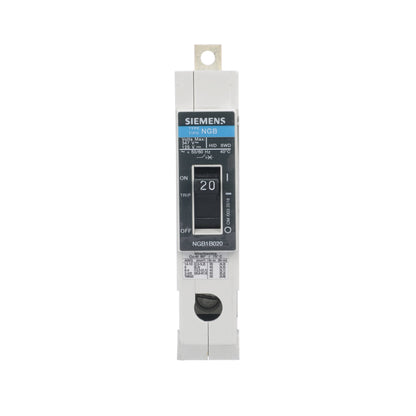 Siemens NGB1B020V Circuit Breaker | 347V 20A 1P 25kA@277V Bolt-On VL Series