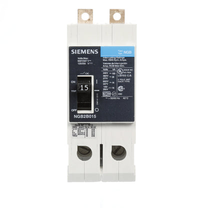 Siemens NGB2B015B Circuit Breaker | VL Series NGB 600V 15A