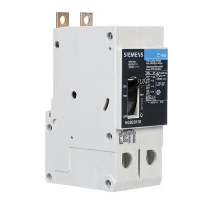 Siemens NGB2B100B Circuit Breaker | 600V 100A 2P 25kA@480V Bolt-On VL Series
