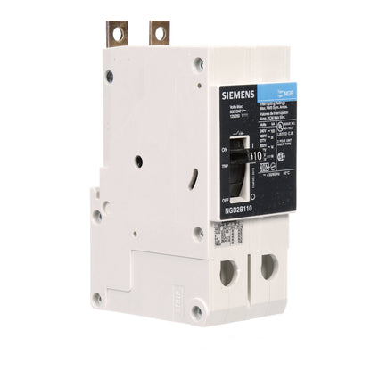 Siemens NGB2B110B Molded Case Circuit Breaker | 600V 110A 2P 25kA@480V Bolt-On VL Series