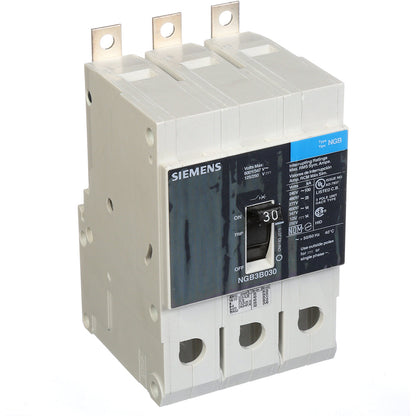 Siemens NGB3B030B Molded Case Circuit Breaker | 600V 30A 3P 25kA@480V Bolt-On VL Series